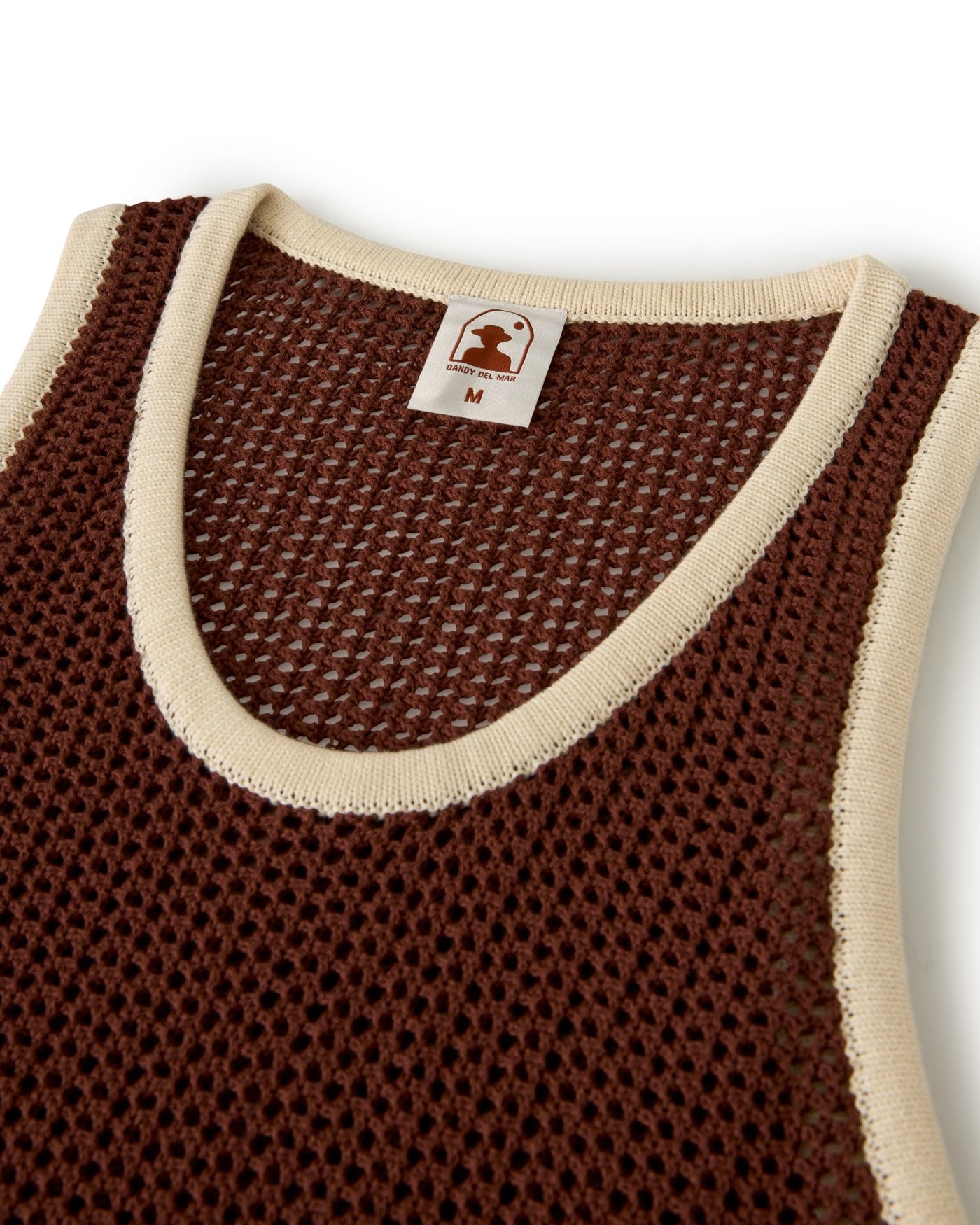 The Dominica Crochet Tank - Cappuccino main image 1