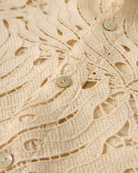 The Monstera Shirt - Scallop