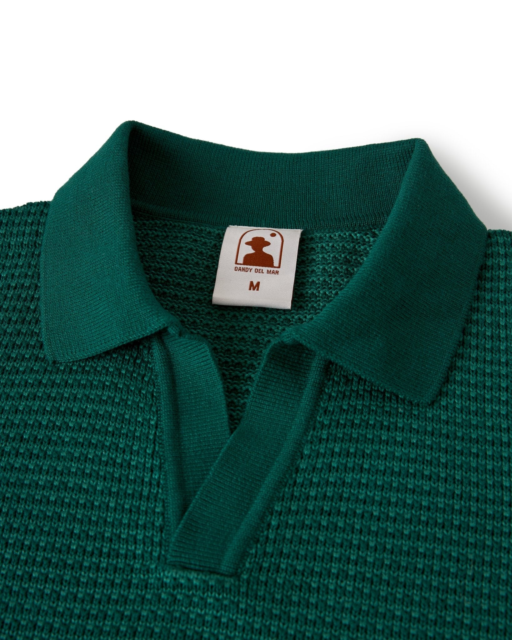 The Palamos Knit Polo Shirt - Albero - Dandy Del Mar
