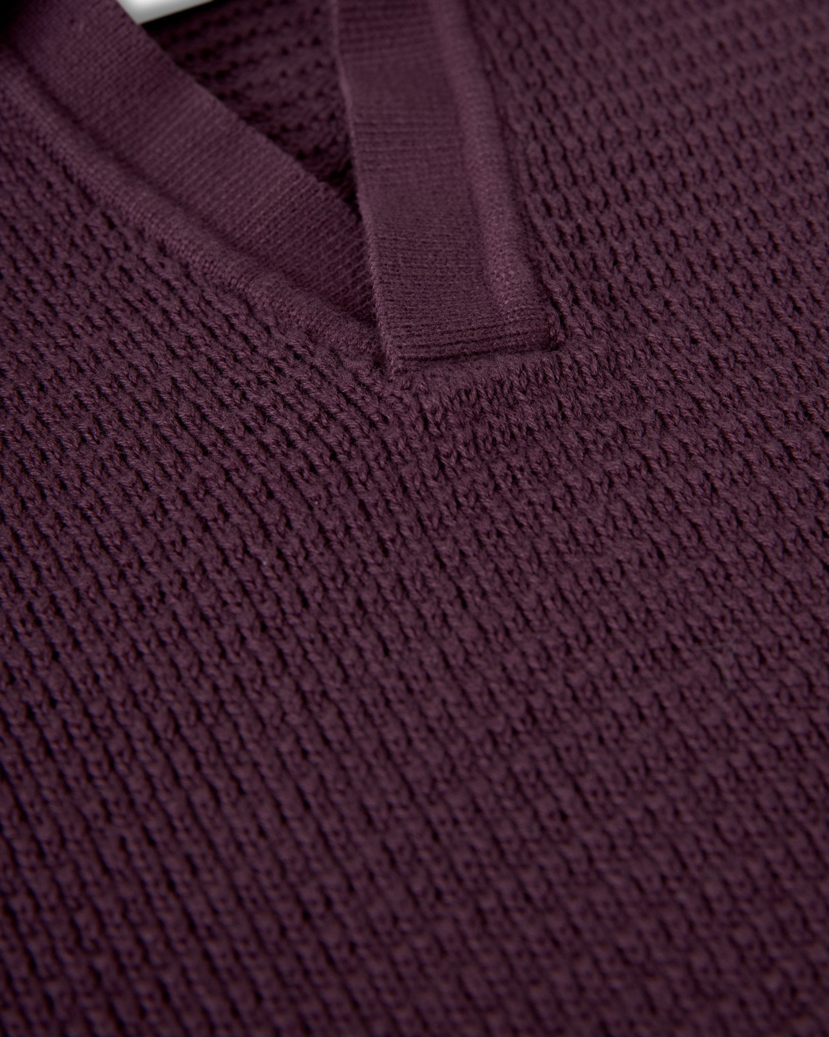 The Sebastian Long Sleeve Polo - Amethyst - Dandy Del Mar