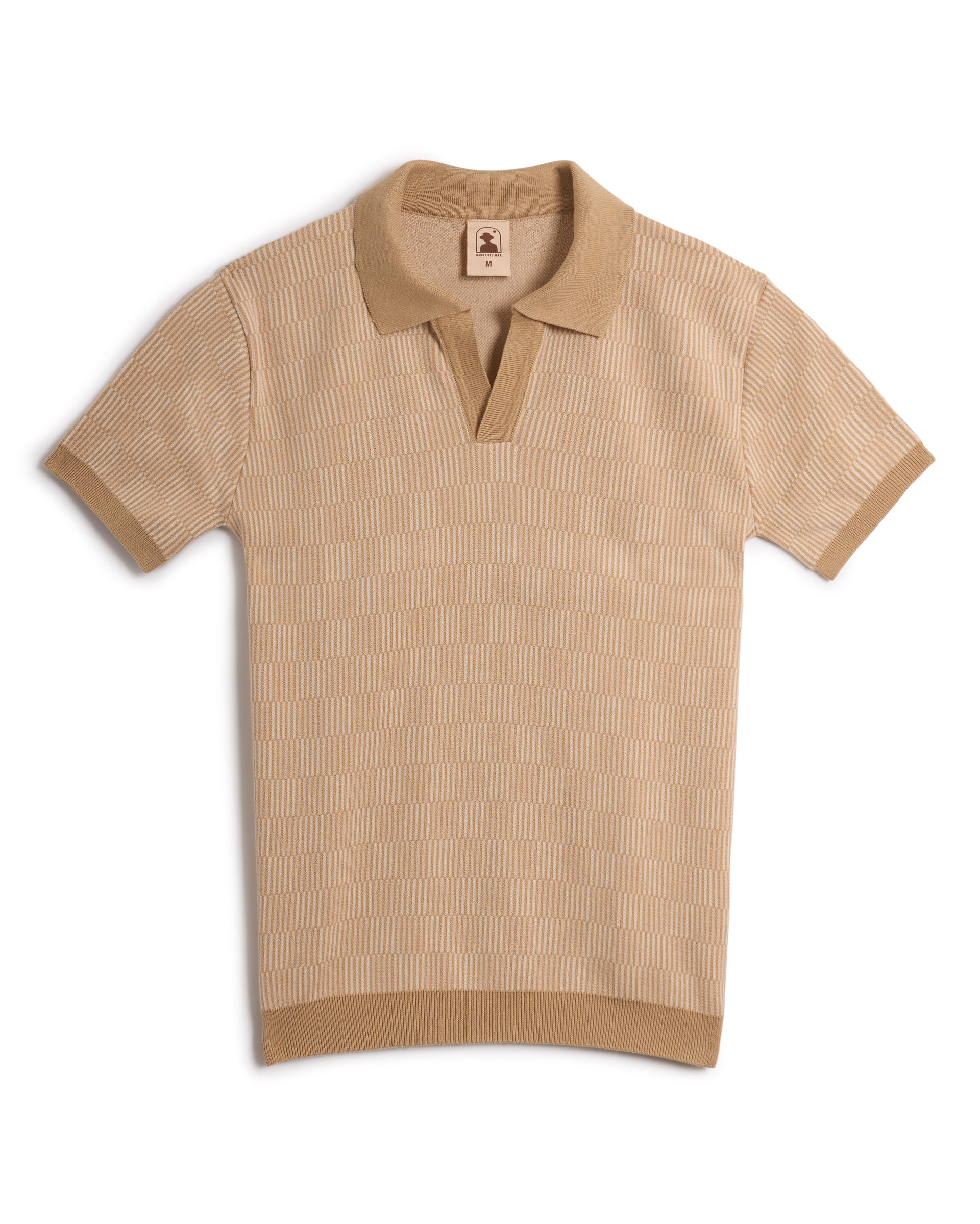 The Sebastian Knit Polo - Shell – Dandy Del Mar