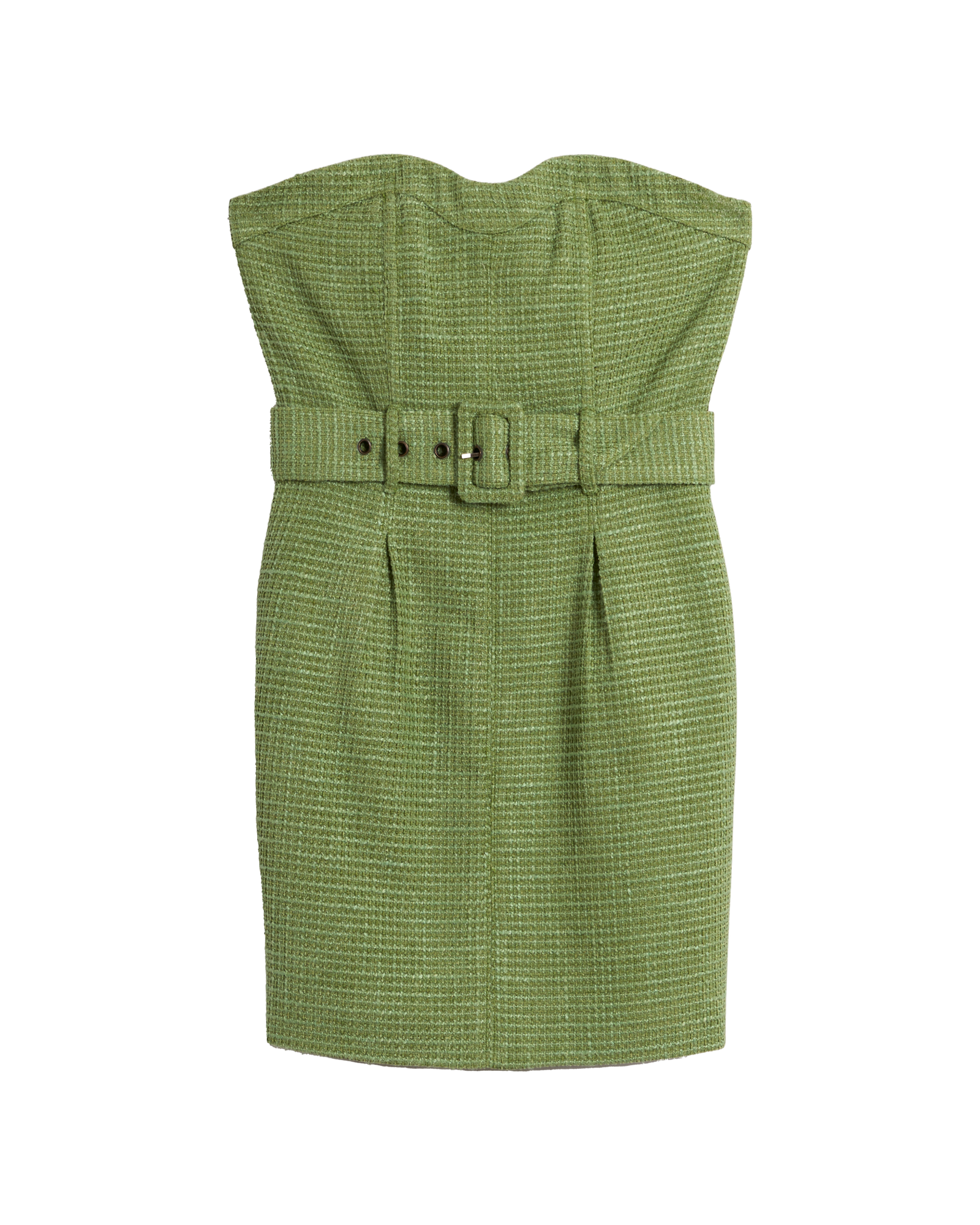 Women's Trinidad Tweed Strapless Dress - Oliva – Dandy Del Mar