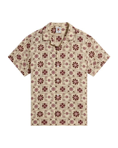 The Grenadine Crinkle Gauze Shirt - Sabbia - Dandy Del Mar