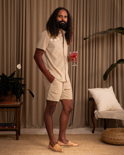 The Gaucho Terry Cloth Shirt - Alabaster