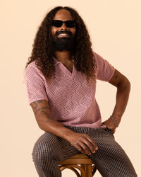 The Antibes Crochet Shirt - Dawn