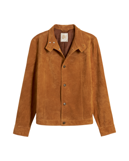 The San Juan Suede Leather Jacket - Sable