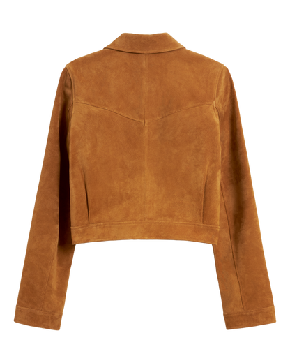 The Sicily Leather Jacket - Sable