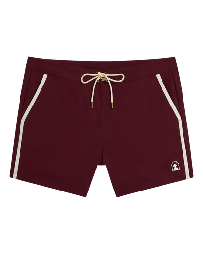 The Stirata Swim Short - Bordeaux