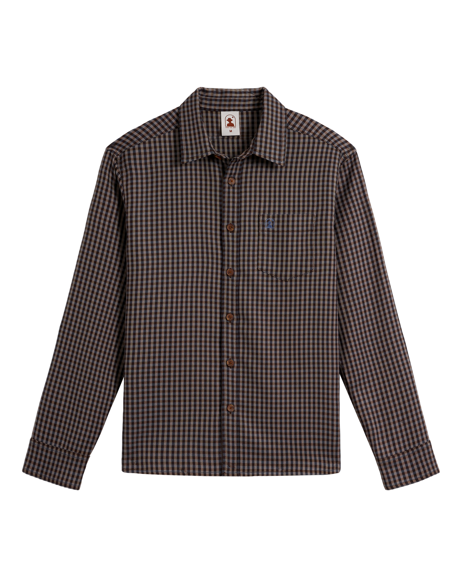 Men's Tresco Shirt - Tierra Houndstooth – Dandy Del Mar