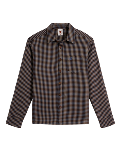 The Tresco Shirt - Tierra Houndstooth