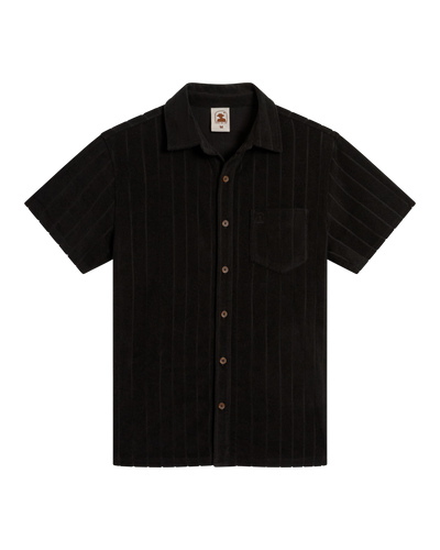 The Tropez Jacquard Shirt - Onyx - Dandy Del Mar