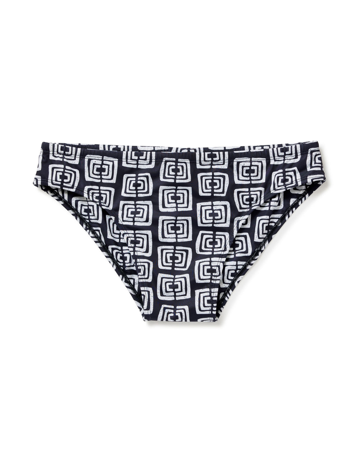 Belize Swim Briefs Onyx Rapa Print