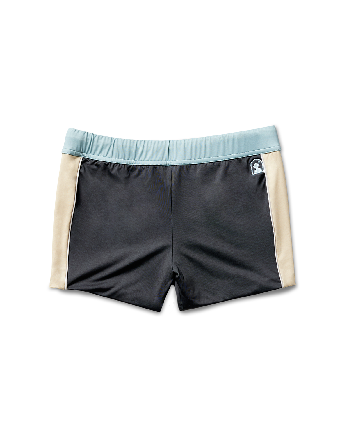 The Cassis Square Cut Swim Brief - Squall Grey