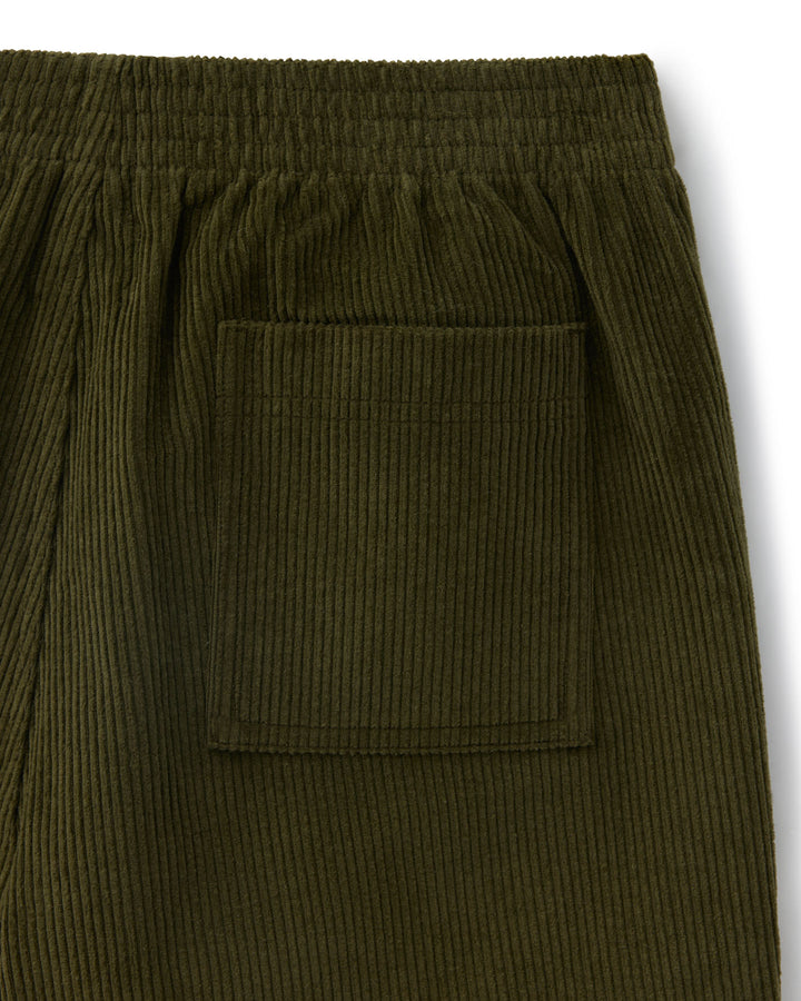 A close up of The Corsica Corduroy Shorts with a pocket - Berdea by Dandy Del Mar.