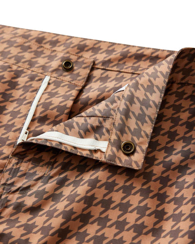 The Mallorca Swim-Walk Shorts - Carajillo Houndstooth