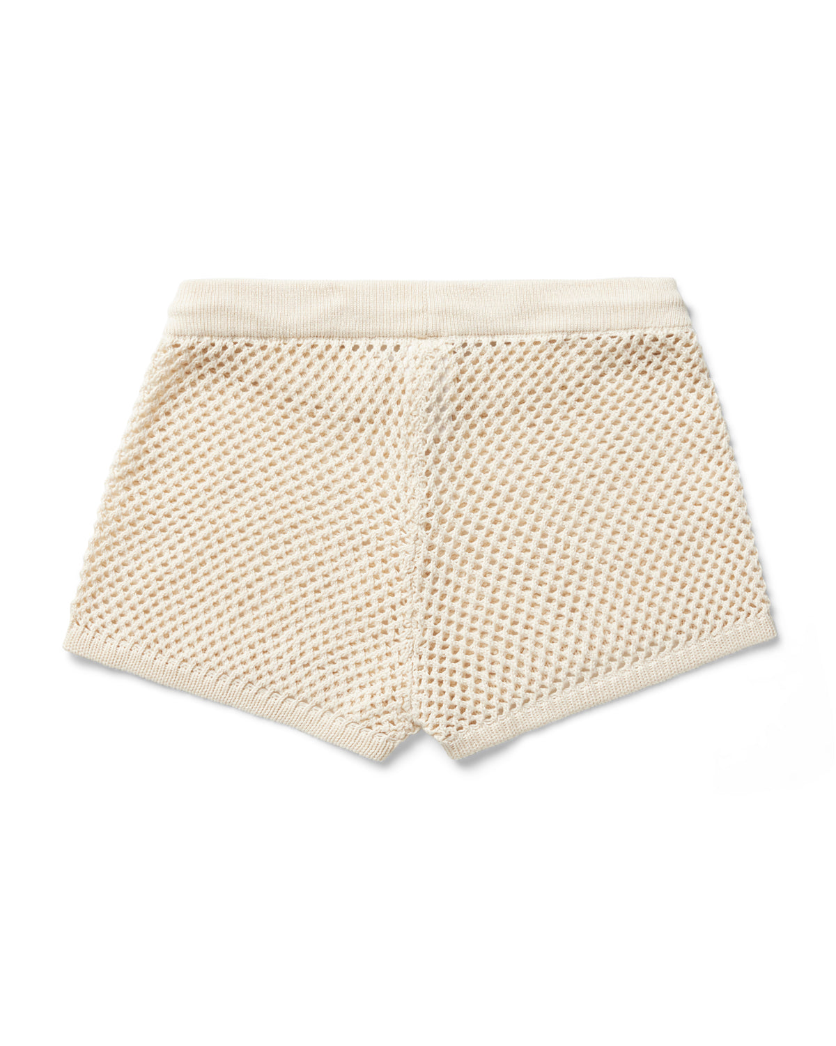 The Málaga Crochet Shorts - Vintage Ivory