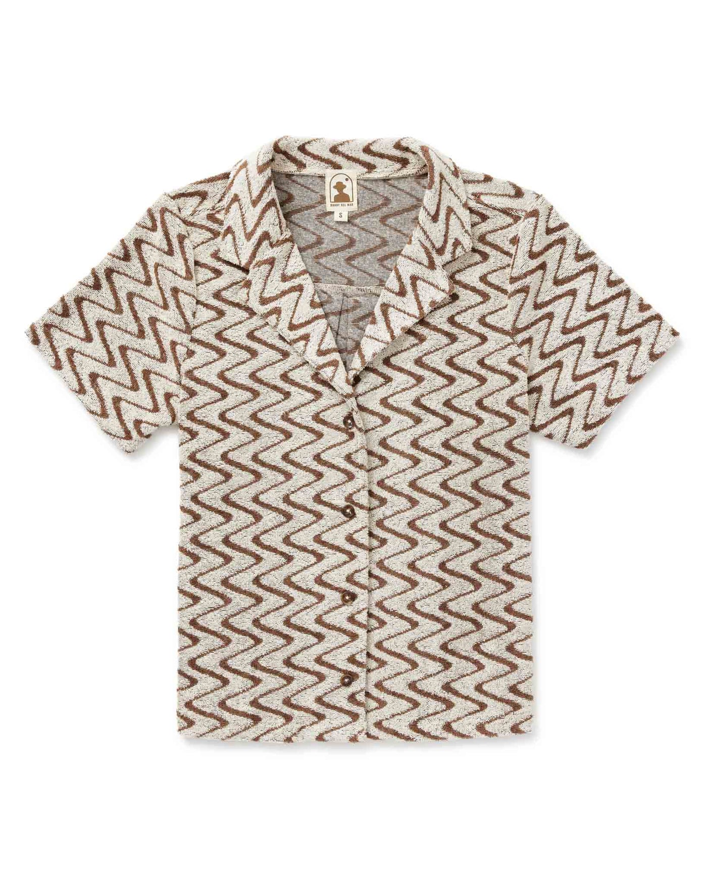 The Santorini Shirt - Cortado Groove Stripe
