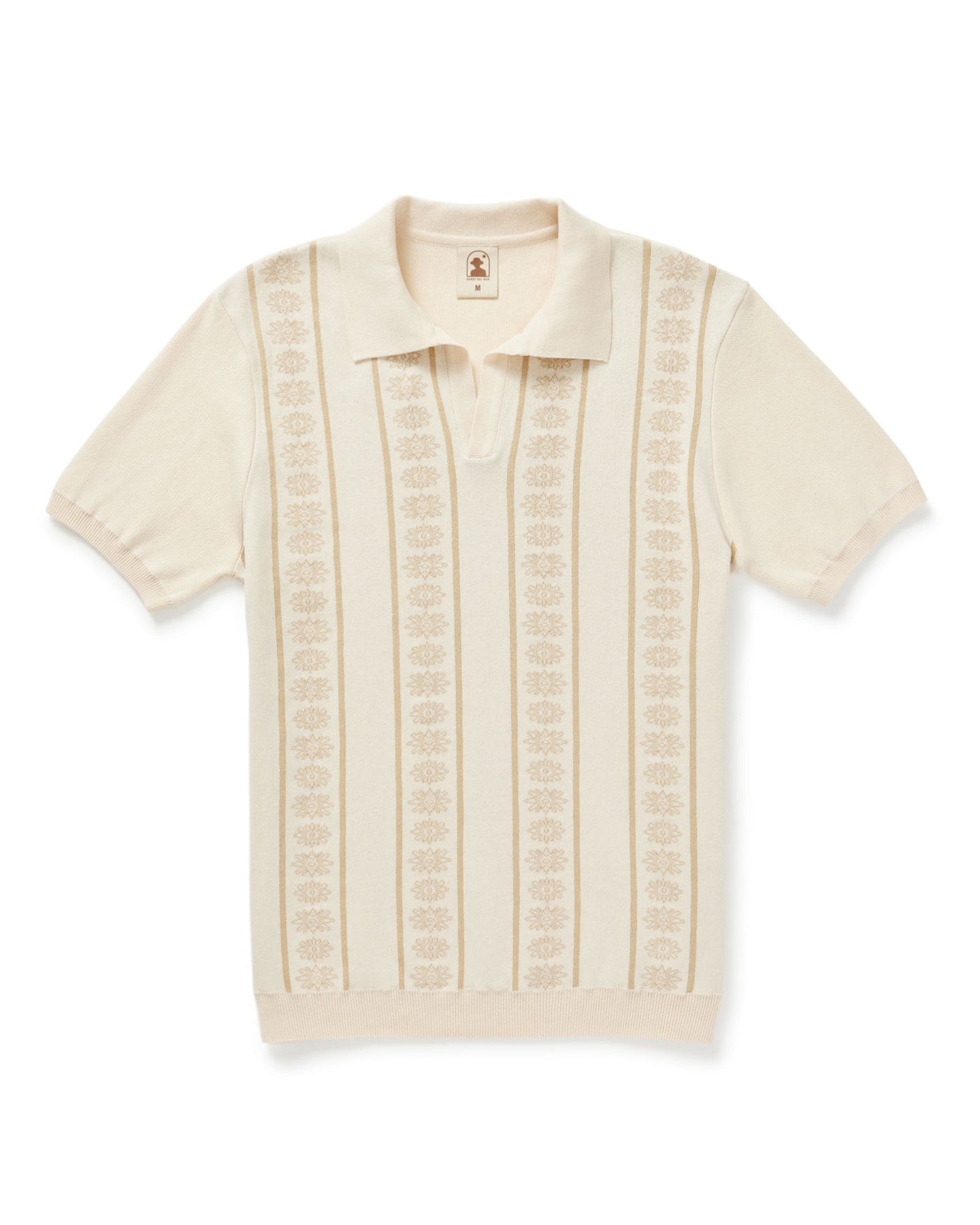 Dandy Del Mar The Sebastian Knit Polo Shirt - Onyx XL