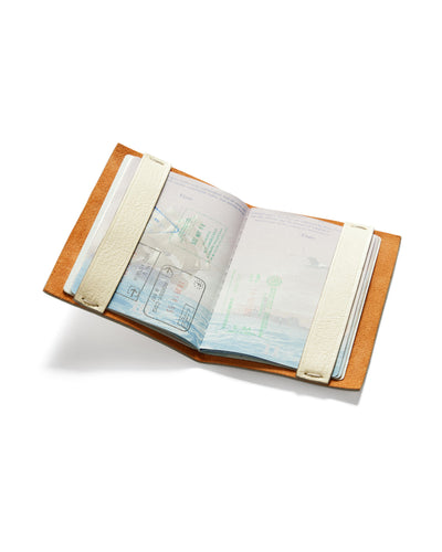 The Departure Passport Carrier - Alabaster White - Dandy Del Mar