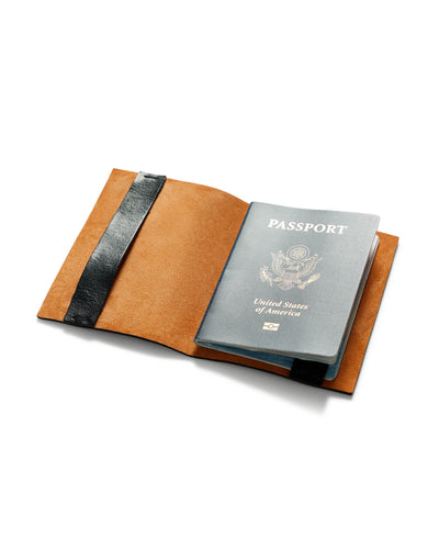 The Departure Passport Carrier - Onyx - Dandy Del Mar