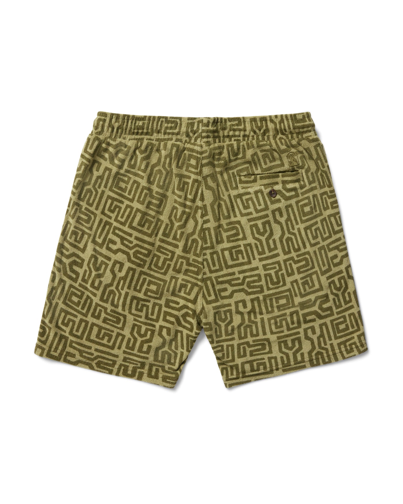 The Tropez Terry Cloth Shorts - Berdea Tayana Print