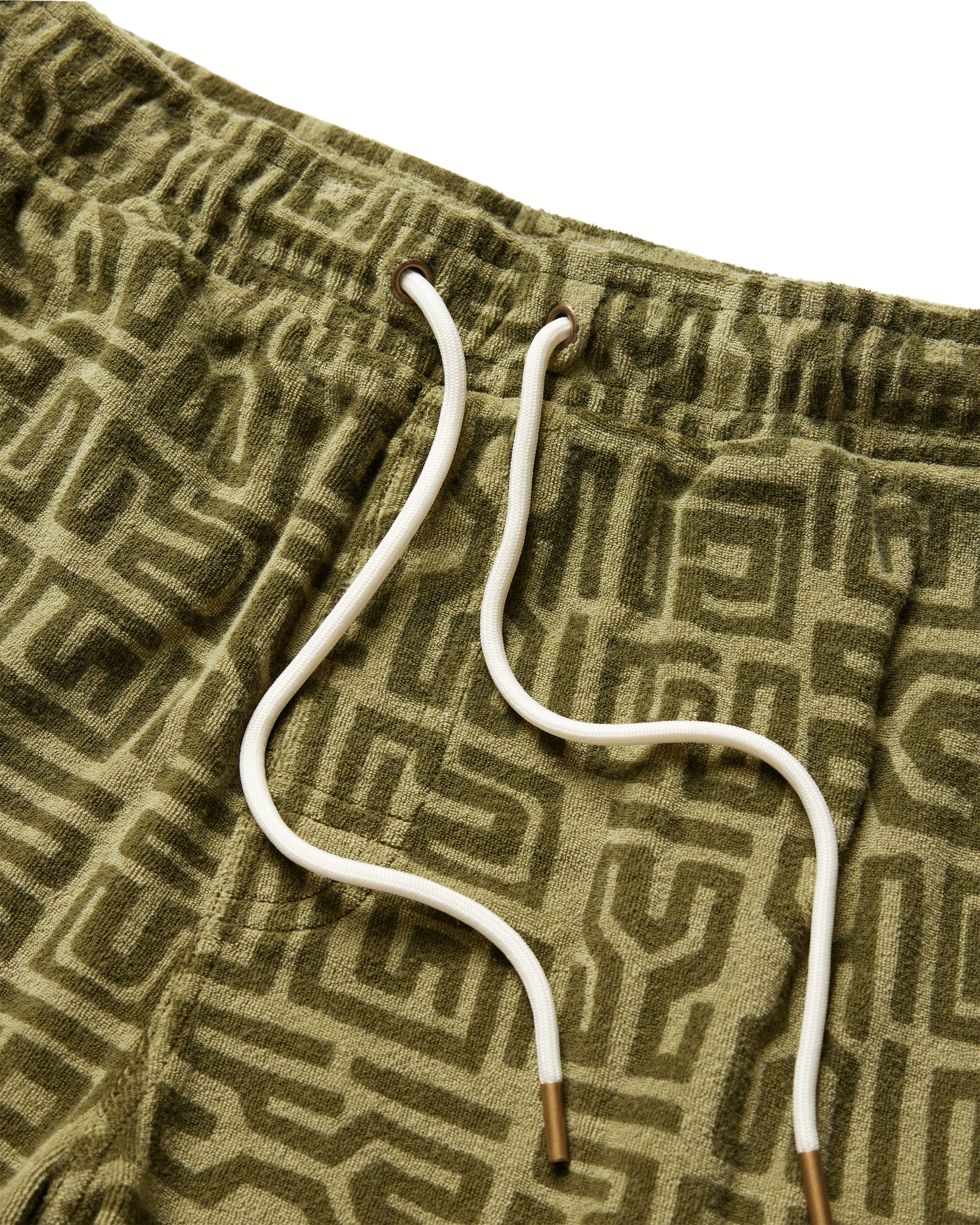 The Tropez Terry Cloth Shorts - Berdea Tayana Print