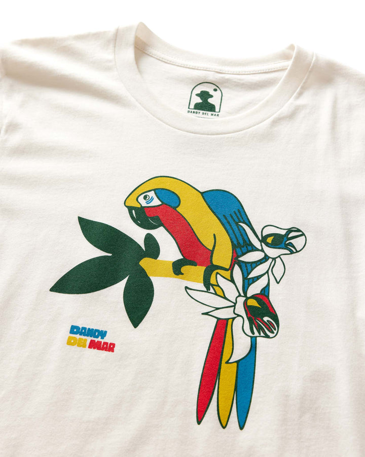 parrot print tshirt of dandy del mar