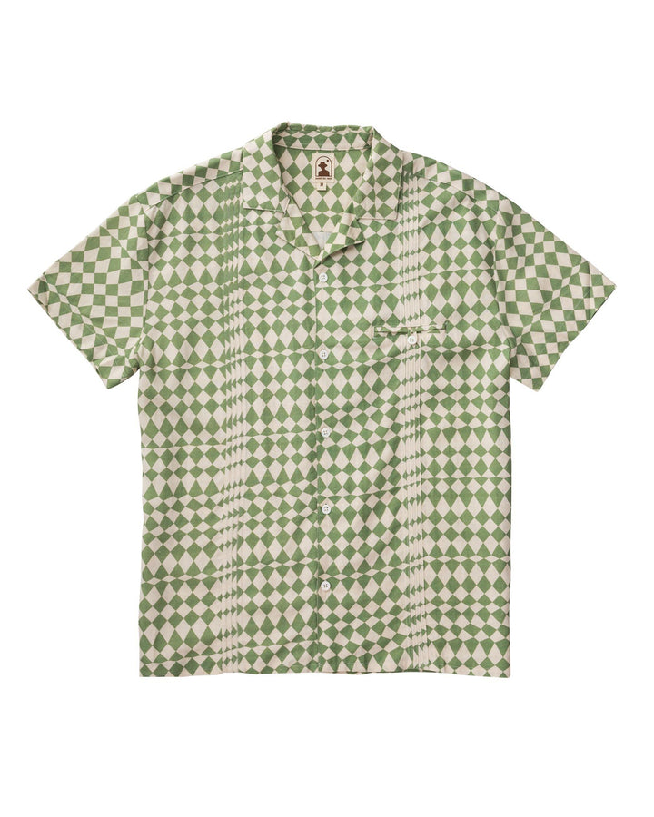 Brisa Linen Shirts - The Tonga Linen Shirt - Alhambra Check