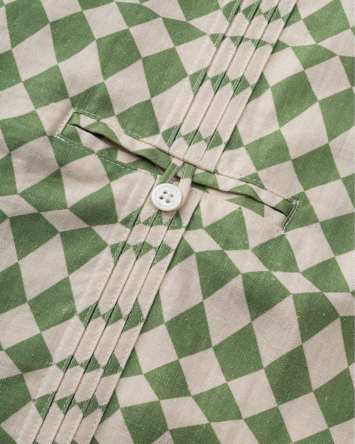 Brisa Linen Shirts - The Tonga Linen Shirt - Alhambra Check