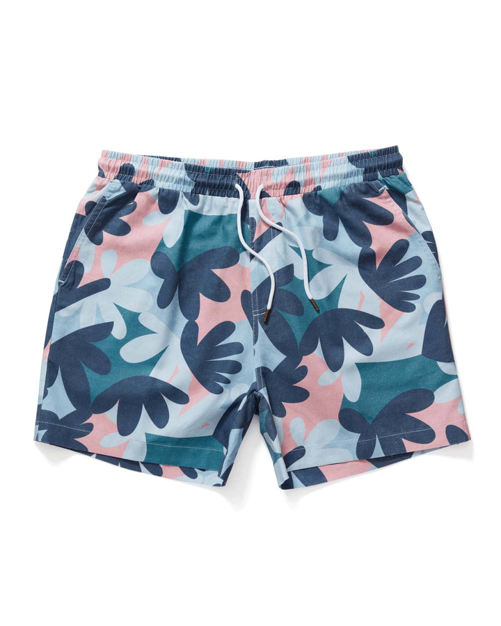 Brisa Linen Shirts - The Tonga Linen Short - Blue Lagoon