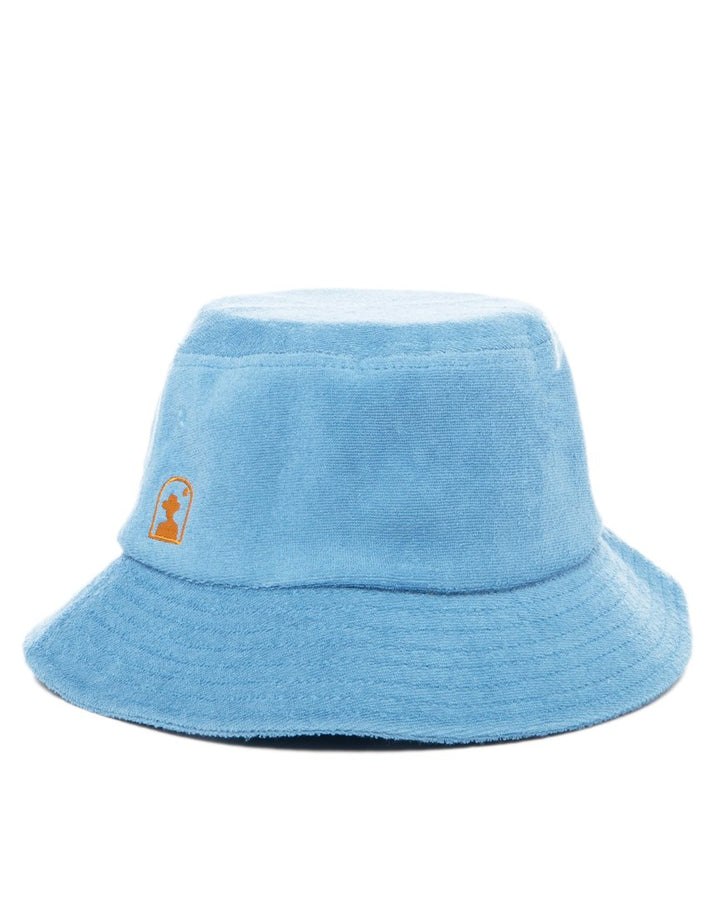 Hat - The Tropez Terry Cloth Bucket Hat - Sky Blue