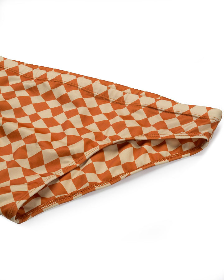 Men's Swimwear Briefs - The Belize Swim Briefs - Papaya Check
