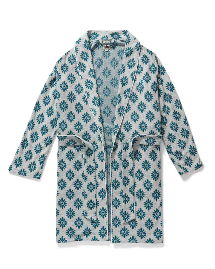 Robes - The Tropez Terry Cloth Robe - Gardenia