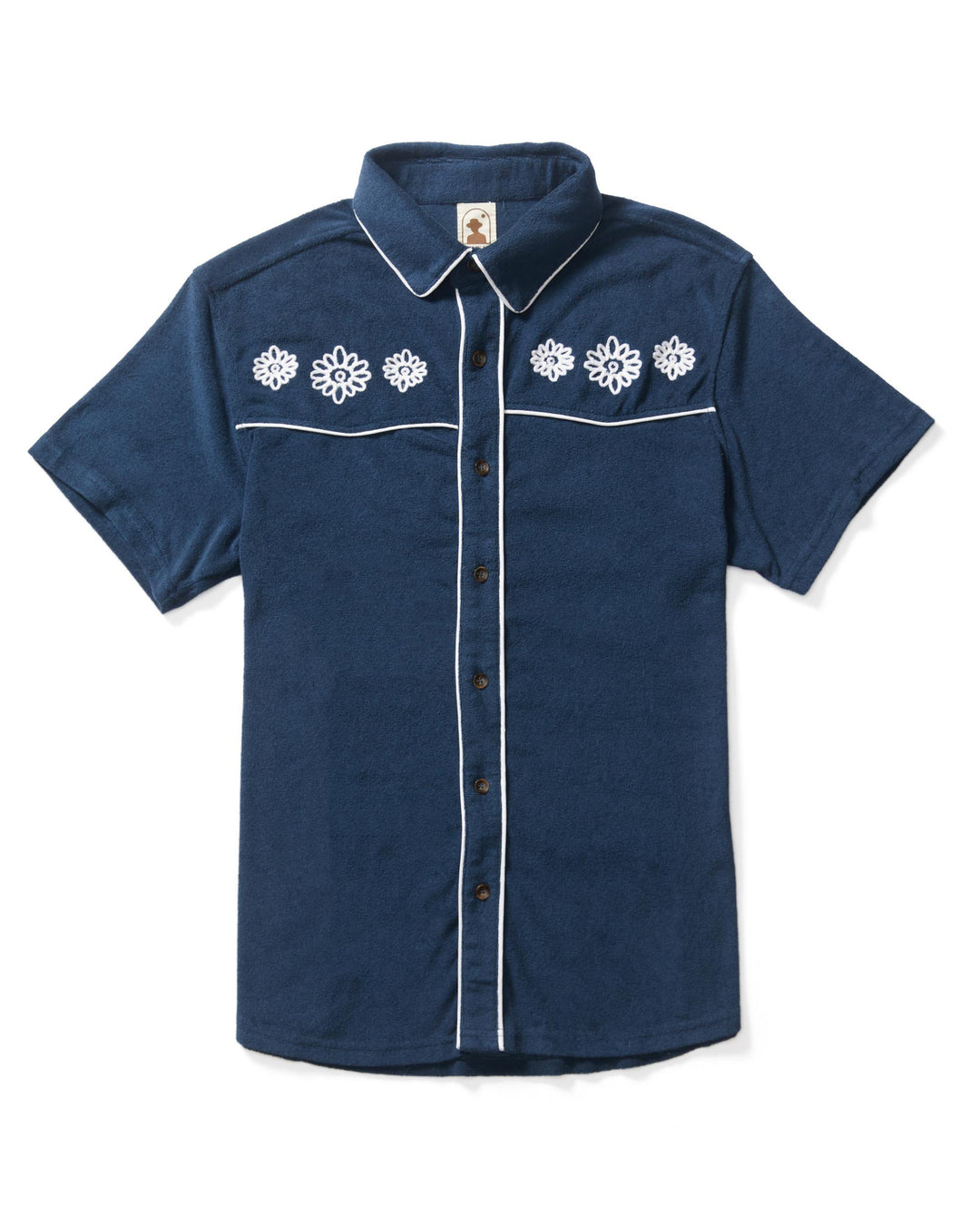 The Gaucho Terry Cloth Shirt - Vintage Navy
