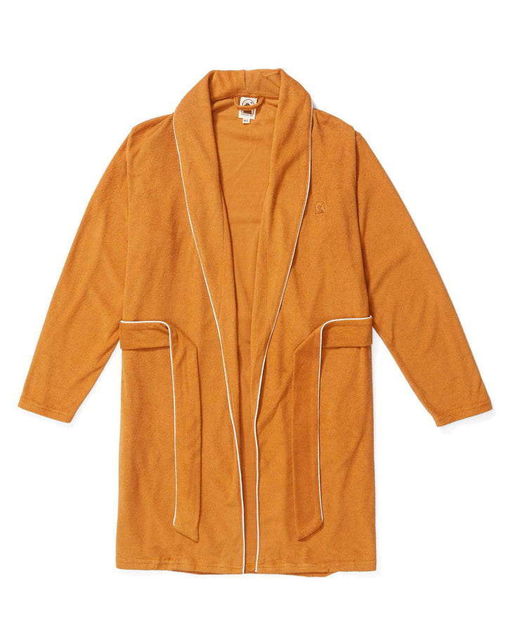 The Tropez Terry Cloth Robe - Burnt Sienna