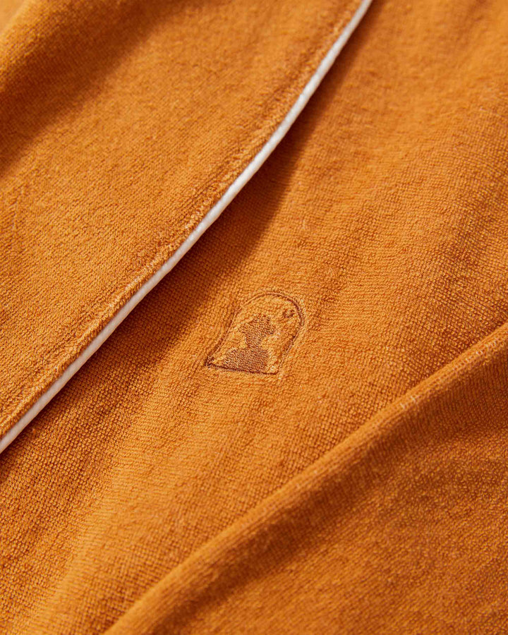 The Tropez Terry Cloth Robe - Burnt Sienna