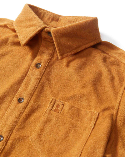 Tropez Shirts - The Tropez Terry Cloth Shirt - Burnt Sienna