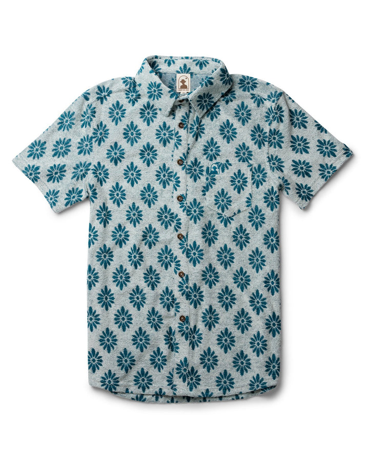 Tropez Shirts - The Tropez Terry Cloth Shirt - Gardenia